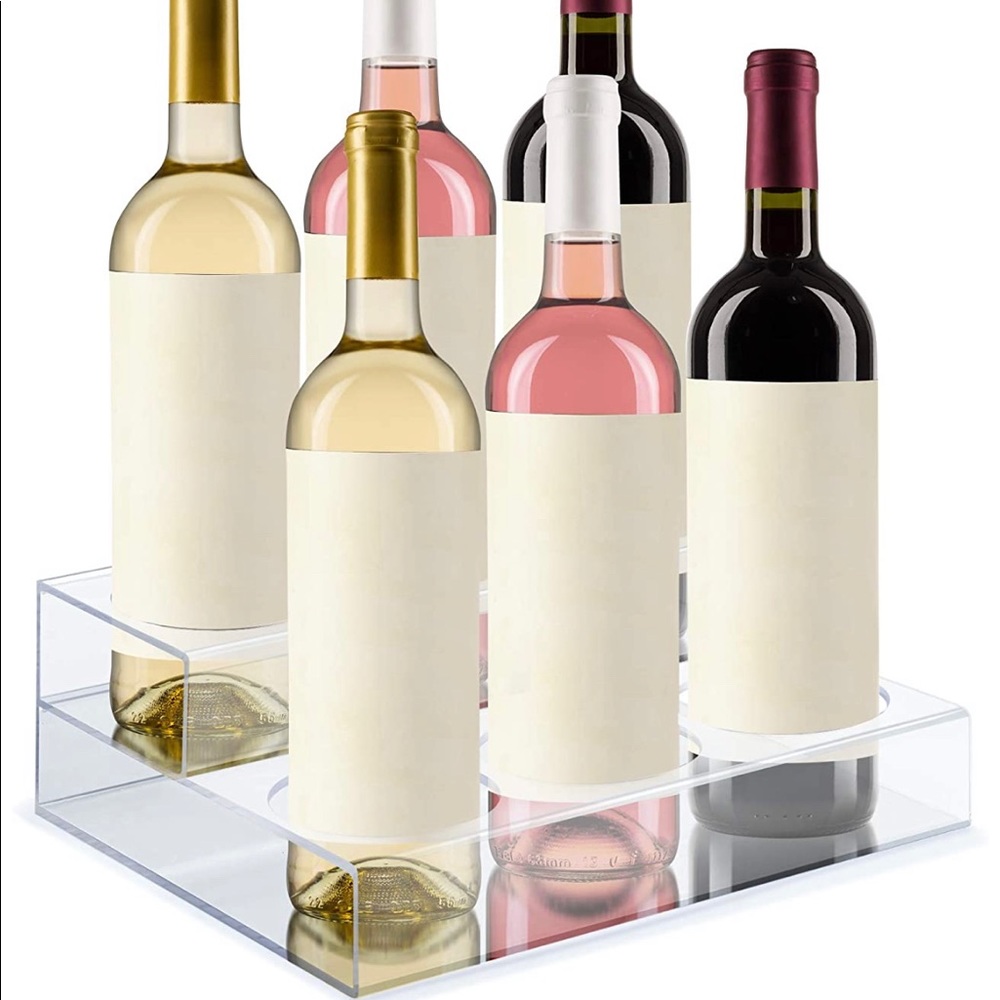 Acrylic Bottle Holder - Wine & Coffee Syrups
